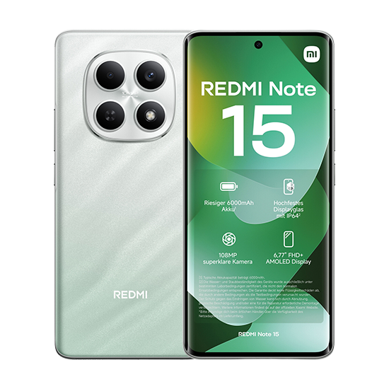 Xiaomi Redmi Note 15 4G Dual Sim 6GB RAM 128GB - Green