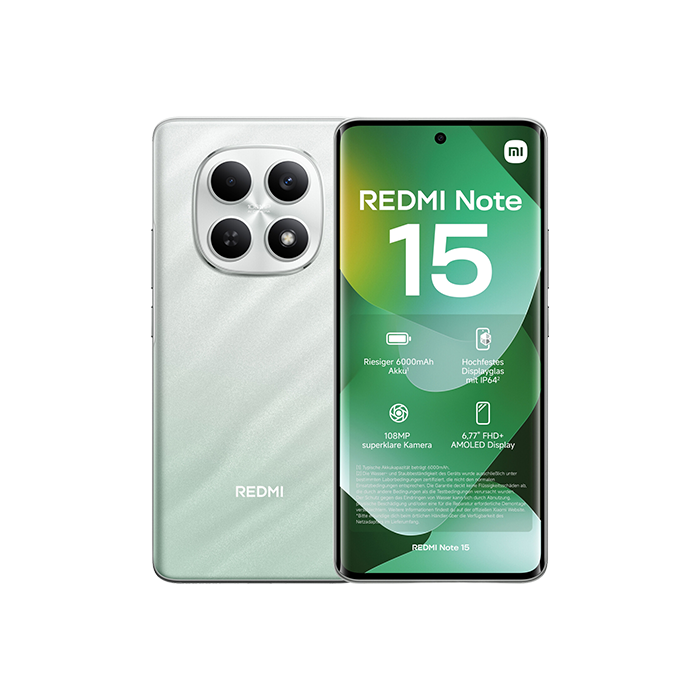 Xiaomi Redmi Note 15 4G Dual Sim 6GB RAM 128GB - Green