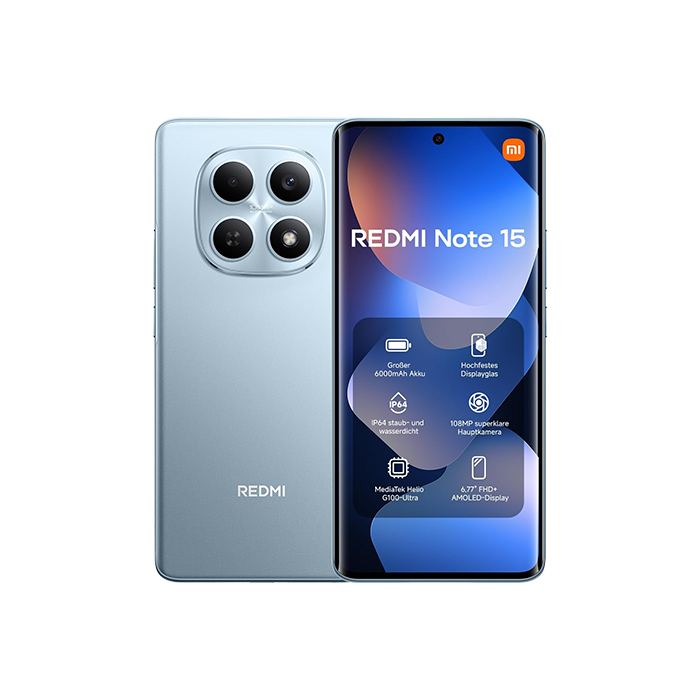 Xiaomi Redmi Note 15 4G Dual Sim 8GB RAM 256GB - Blue
