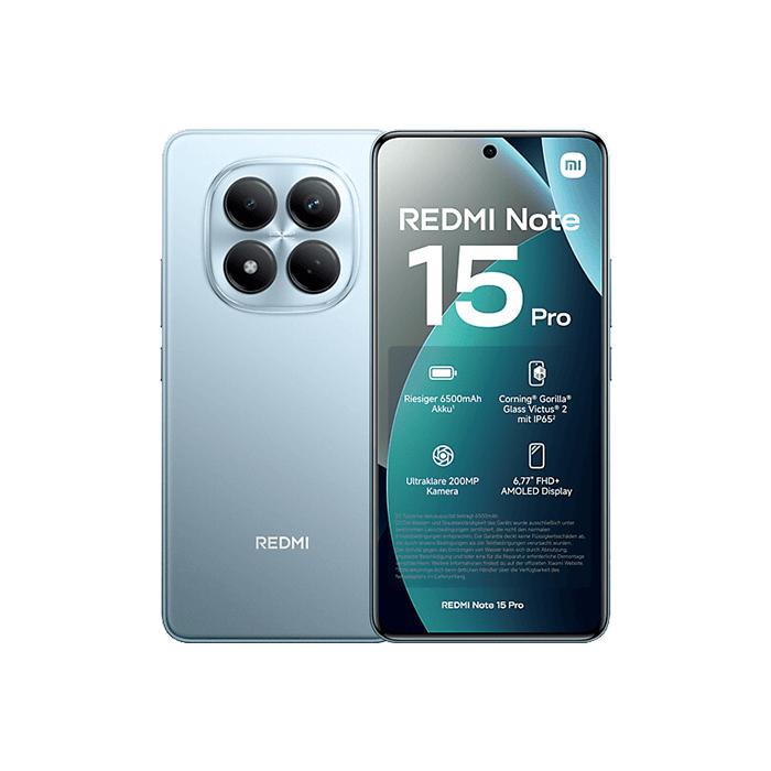 Xiaomi Redmi Note 15 Pro 4G Dual Sim 12GB RAM 512GB - Blue
