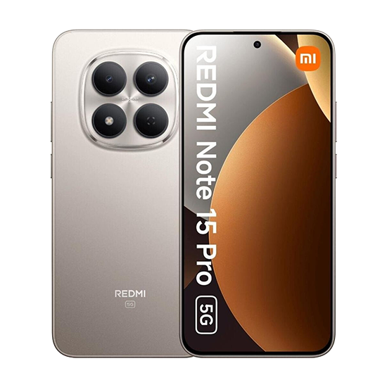 Xiaomi Redmi Note 15 Pro 5G Dual Sim 12GB RAM 512GB - Titanium