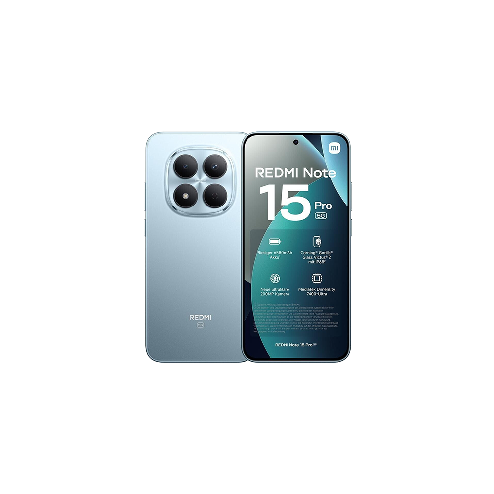 Xiaomi Redmi Note 15 Pro 5G Dual Sim 8GB RAM 512GB - Blue