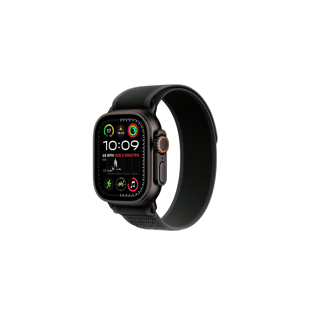 Watch Apple Watch Ultra 2 (2024) LTE 49mm Black Titanium Case with Trail Loop S/M - Black