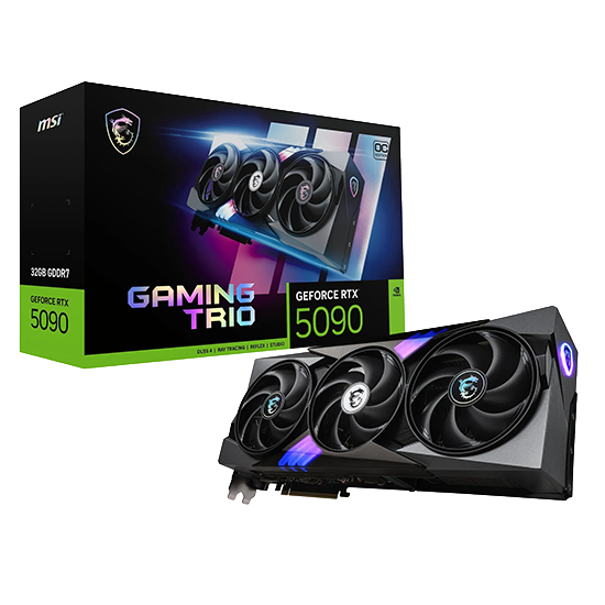 MSI GeForce RTX 5090 Gaming Trio OC - Black RGB