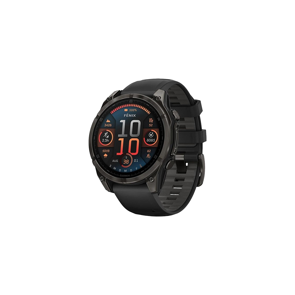 Watch Garmin Fenix 8 GPS 47mm Silicon Black Band - Black