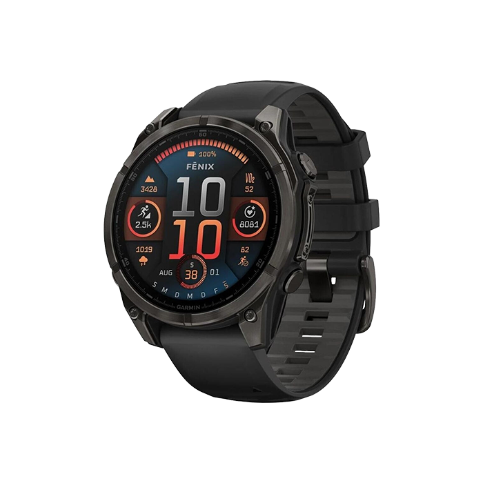 Watch Garmin Fenix 8 GPS 47mm Silicon Black Band - Black