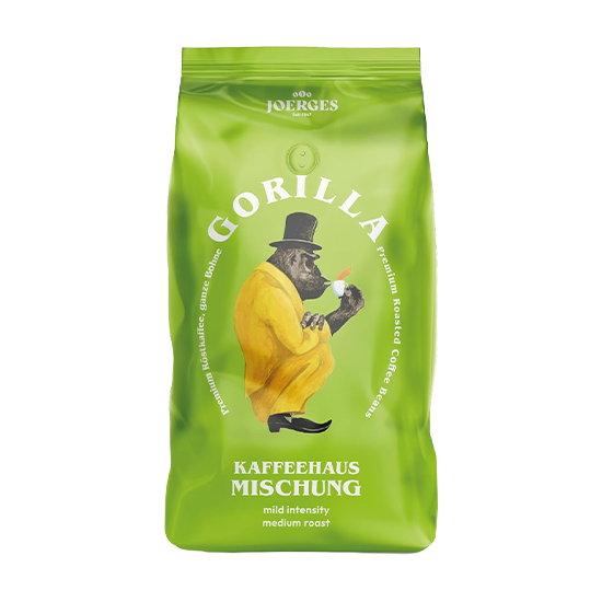 Gorilla Kaffeehaus Kaffeebohnen mild- Green