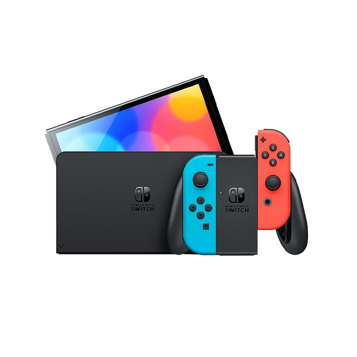 Nintendo Switch OLED Console Neon Red / Blue